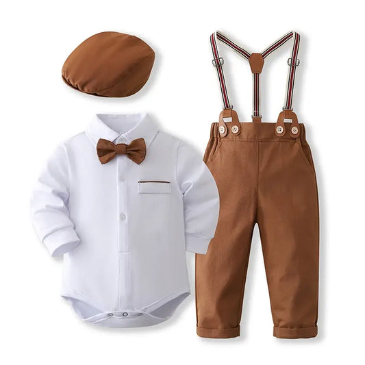 Infant Formal Romper Clothing Set